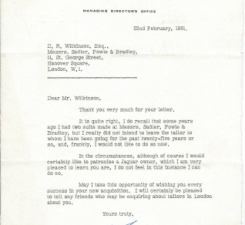 1961 Letter